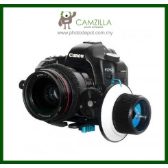 Camzilla-FF2 Follow Focus w/ Gear Ring Belt Mounts Directly on DSLR Canon Nikon Sony